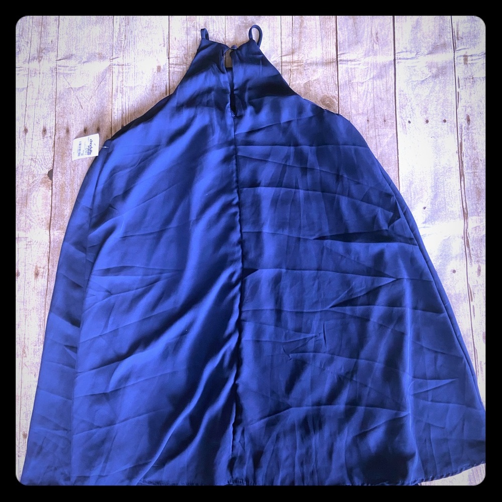 2/$30 Charlotte Russe navy A-line dress